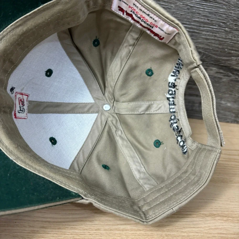 Ag Land FS‎ Hat Cap Strap Back Brown Green Seed One Size Adjustable